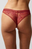 Back of the Passionata Maddie Tanga Knicker - Cranberry