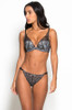 Gossard VIP Twilight Brazilian Brief and padded plunge bra