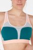 Detailing to the front of the Maison Lejaby Inspire Block Colour Sustainable Sports Bra