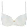 Detail to the opale Aubade Rosessence Moulded Half Cup Bra