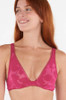Maison Lejaby Ombrage Triangle Plunge Bra - Orchid Pink
