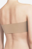 Back of the nude sand Chantelle SoftStretch Padded Bandeau Bra