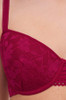 Detailing to the ruby Passionata Marta Half Cup Spacer Bra