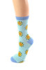 Pretty Polly Sunflowers Bamboo Socks For Women - 2 Pairs