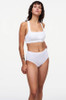 Chantelle Cotton Comfort Non Padded Bralette and High Waisted Brief