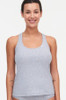 Chantelle Cotton Comfort Vest Top in Heather Grey