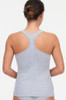 Back of the heather grey Chantelle Cotton Comfort Vest Top