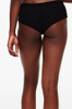 Back of the black Chantelle Cotton Comfort Knicker Shorts