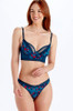 Pretty Polly Tropics Print Brief Knicker and longline bra