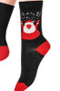 Pretty Polly Christmas Santa Socks detail