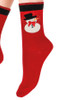 Pretty Polly Christmas Snowman Socks