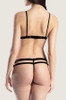 Back of the Aubade Boite a Desir Velvet Bra and Thong Set