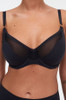 Black detail on the Chantelle Pure Light Moulded Bra