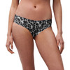 Chantelle SoftStretch Brazilian Brief in grey leopard print Chantelle SoftStretch Brazilian Brief in grey leopard print