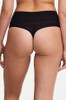 Back of the black Chantelle SoftStretch Stripes High Waist Thong