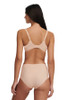 Back of the golden beige Chantelle Easy Feel Norah T-Shirt Bra