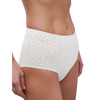 Side of the white Chantelle Easy Feel Norah High Waisted Brief -