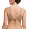 Back of the Chantelle Easy Feel Norah Non Wired Support Bra - coffee latte