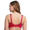 Back of the scarlet peach Chantelle Every Curve Memory Foam T-Shirt Bra