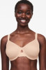Chantelle Smooth Lines Moulded Full Cup Bra in golden beige
