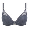 Fancy grey Chantelle Fleurs Plunge T-Shirt Bra