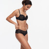 Side of the Chantelle Fleurs Full Cup Bra and short