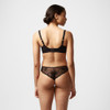 Back of the Chantelle Fleurs Full Cup Bra and tanga