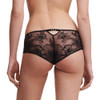 Back of the black Chantelle Orchids Short Knicker