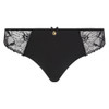 Black Chantelle Orchids Brief Knicker