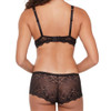 Back of the black LingaDore Hipster Short Knicker