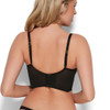Back of the black Gossard Encore Padded Longline Bra