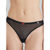 Pretty Polly Heart Mesh Thong