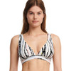 Femilet Maui Bikini Top in the modern art print