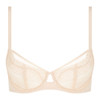 Detail to the golden beige Chantelle Pulp Play Full Cup Bra