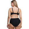 Back of the Chantelle Pulp Play Full Cup Bra and high wasit brief in black Back of the Chantelle Pulp Play Full Cup Bra and high wasit brief in black