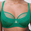 Detail to the racing green Chantelle Pulp Play Full Cup Bra