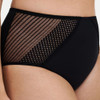 Detail to the black Chantelle Pulp Play High Waist Brief