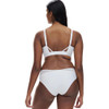 Back of the white Chantelle Pulp Play Non Wired Support Bra and short