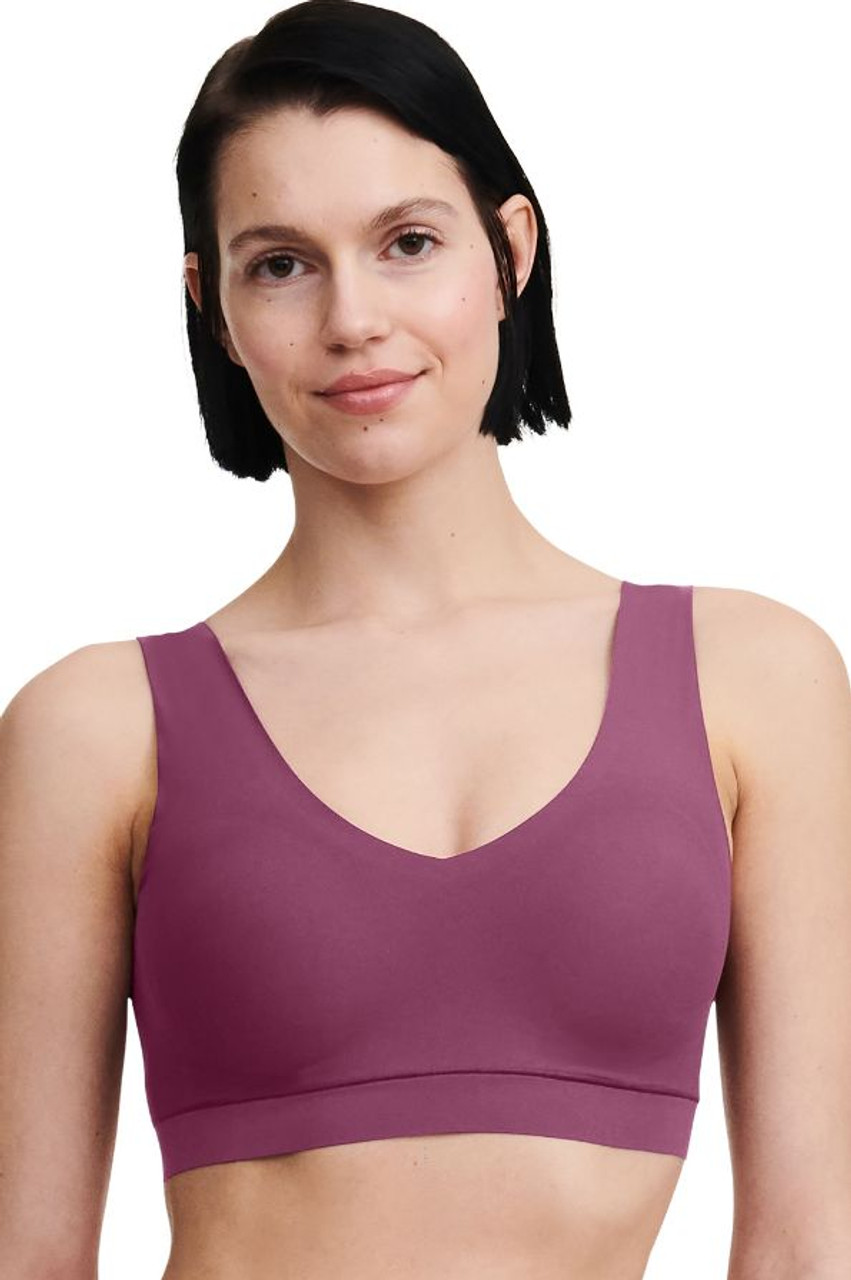 Buy Chantelle Soft Stretch V-Neck Padded Crop Top Bralette from Next  Luxembourg