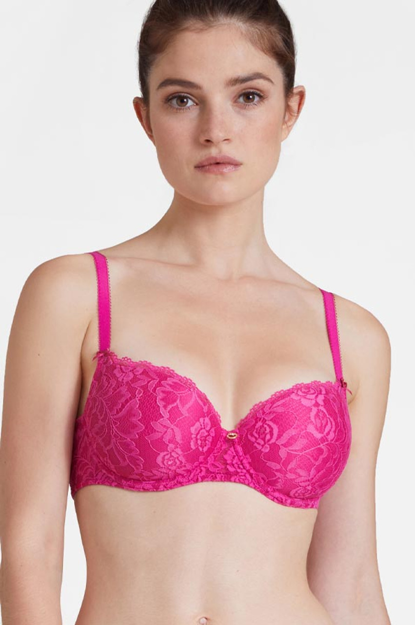 Aubade Rosessence Moulded Half Cup Bra Fuchsia | Mysmartypants