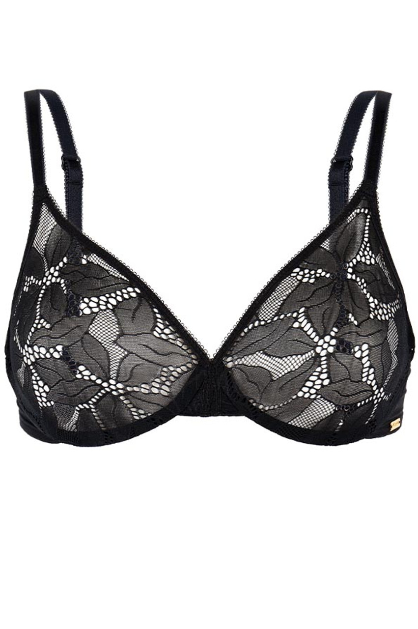 Gossard Glossies Lotus Sheer Moulded Bra | Mysmartypants