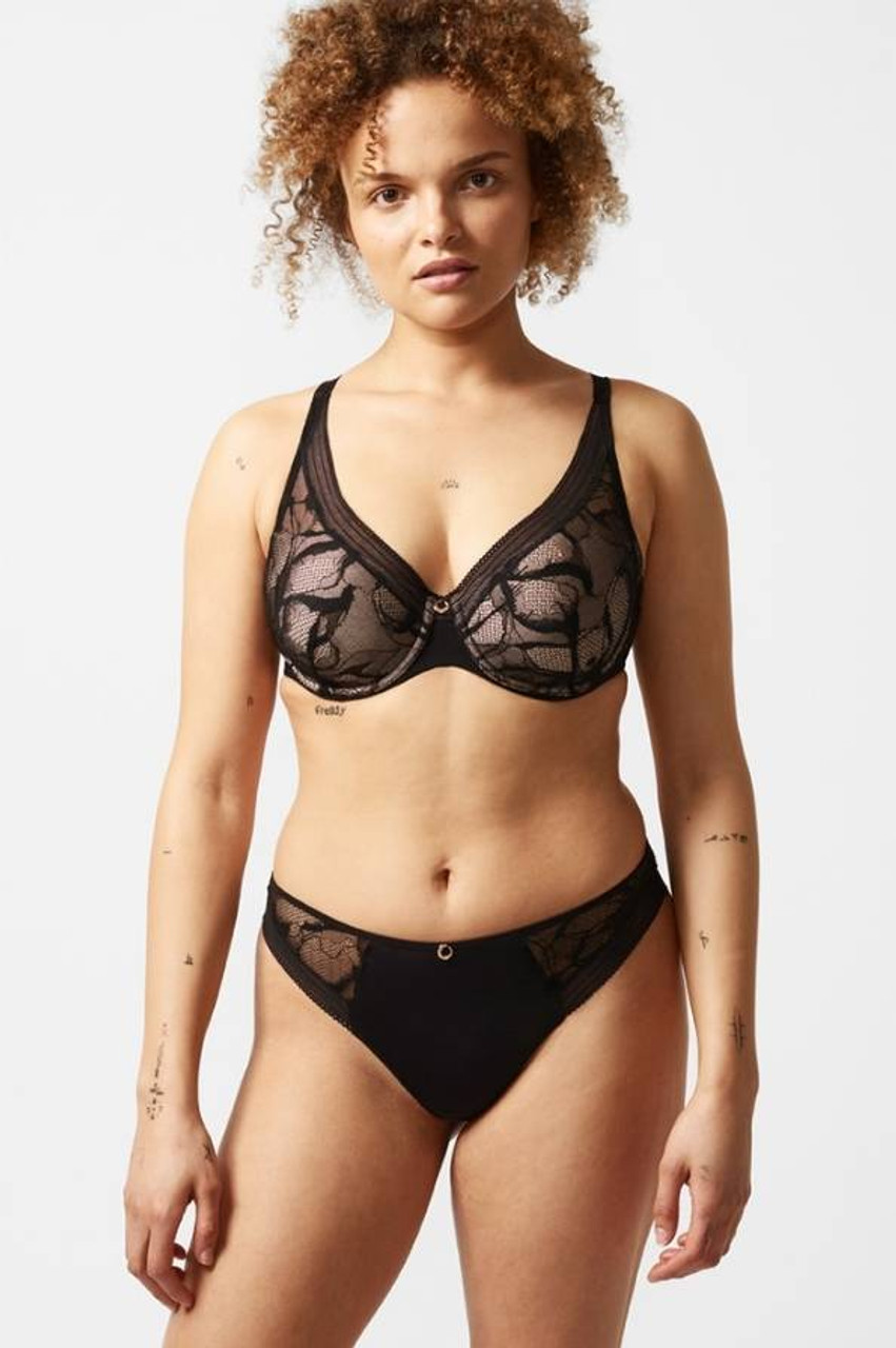 Chantelle True Lace Plunge Spacer Bra, Free UK Returns