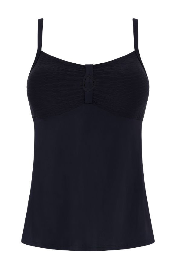 Femilet Bonire Black Tankini Top Womens Swimwear