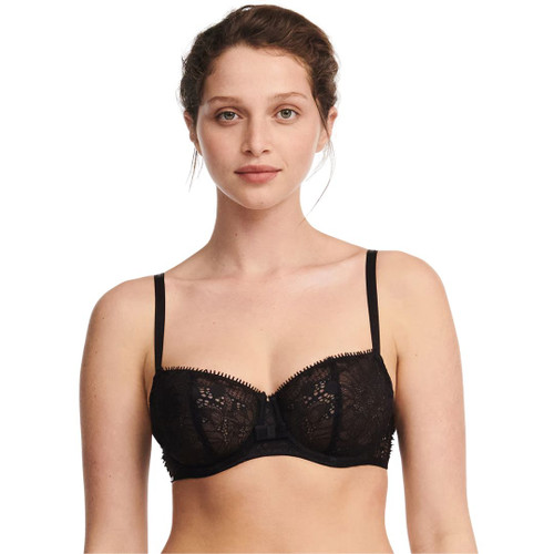 Chantelle Day To Night Balconette Bra in black