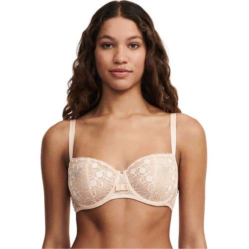 Chantelle Day To Night Balconette Bra in golden beige