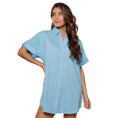 Bonnie blue LingaDore Cotton Pyjama Dress