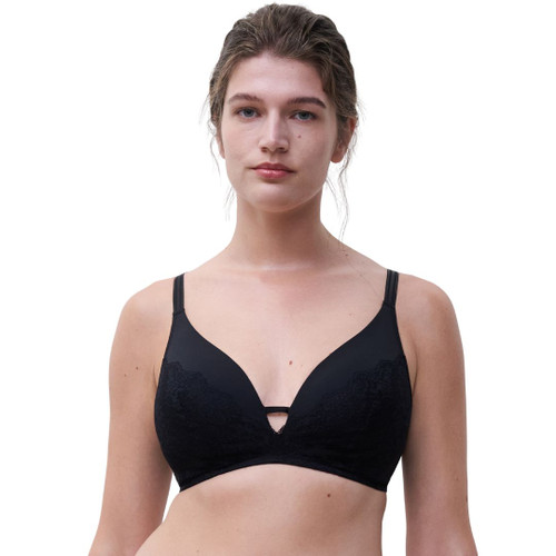 Black Chantelle Pulp Non Wired T Shirt Bra