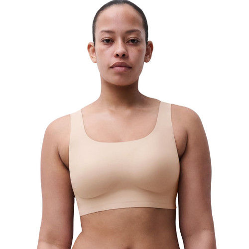 Golden Beige Chantelle SoftStretch Power Non Wired Scoop Bra