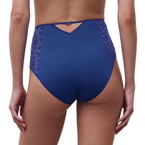 Back of the sailor blue Chantelle Pulp Girls High Waisted Brief