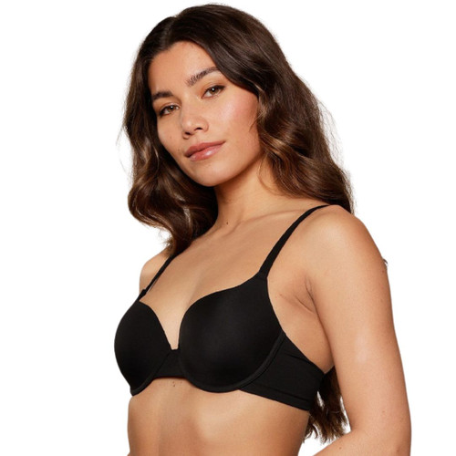 Side of the LingaDore Padded Black T Shirt Bra